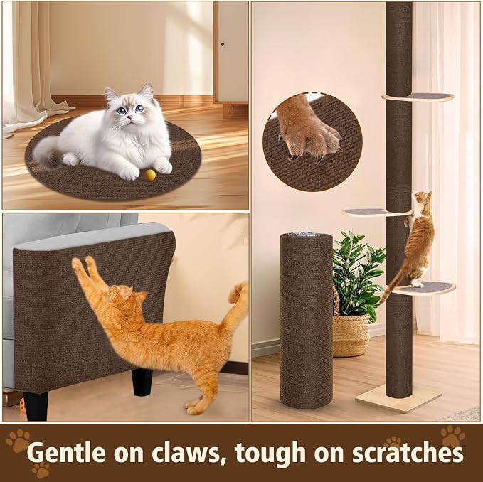 Cat Scratch Furniture Protector – DIY Climb Scratch Mat, Couch Protector from - Image 2