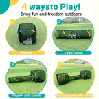 LUCKITTY Outdoor Rainbow Cat Enclosures Playground, Outside House - Image 2