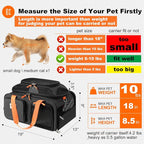 19x13x9 TSA Approved top Expandable pet Carrier - Image 2