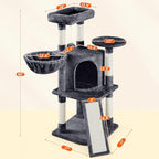 Yaheetech 42in Cat Tree Tower for Indoor Cats, Kitten House - Image 3
