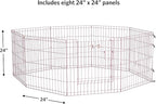 MidWest Homes for Pets Folding Metal Puppy / Dog Exercise Pen, Indoor/Outdoor - Image 5