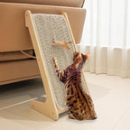 PETKARAY Cat Scratcher, Sisal Cat Scratching Ramp, L Shape Scratch Board by PETKARAY