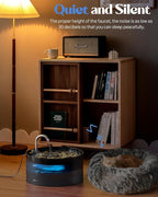 Cat Water Fountain for Cats Indoor: GIOTOHUN 108oz/3.2L Black Cat Drinking - Image 5