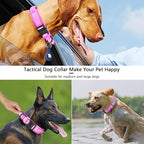 DAGANXI Tactical Dog Collar, Adjustable Military Training Nylon Dog Collar - Image 6