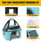 Large Cat Carrier for 2 Cats Safe Soft Side Pet Carrier for Dog Collapsible - Image 5