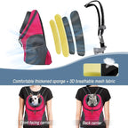 WOYYHO Pet Dog Carrier Backpack Small Dog Front Backpack Ventilated Dog Carrier - Image 6