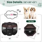 Love's cabin Pet Puppy Dog Playpen, Medium Dog Tent Crates Cage Indoor/Outdoor - Image 3