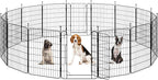 Yaheetech Expandable Dog Playpen, 16 Panel 32 inch Puppy Playpen by Yaheetech