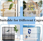 Daoeny Large Bird Cage Cover, Bird Cage Seed Catcher, Adjustable Soft Airy - Image 6
