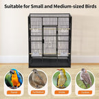 GarveeHome 62.6" H Large Bird Cage, Bird Cage - Image 6