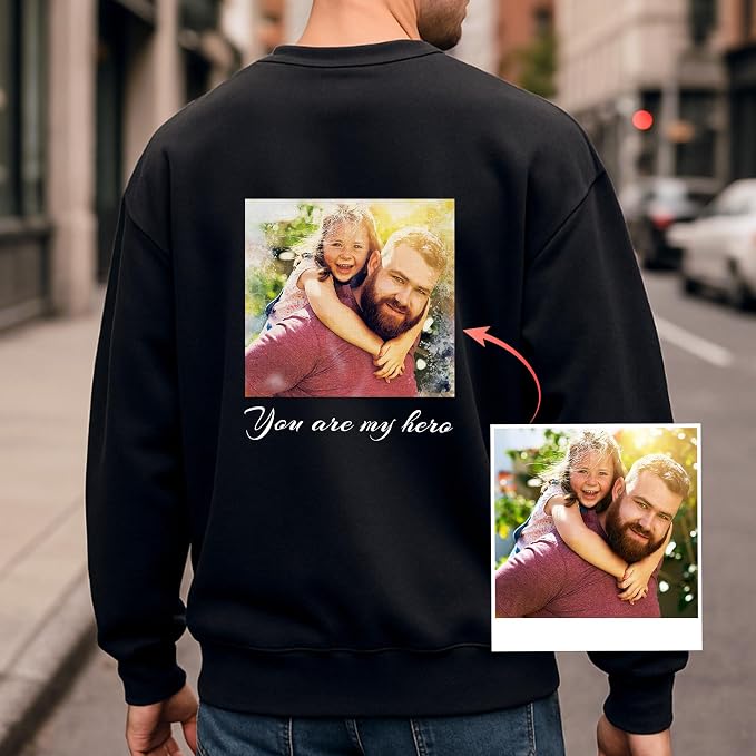 Easycosy Custom Sweatshirt for Couples Men Women, Personalized Hoodies - Image 6