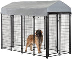 BestPet 8 x 4 x 6 Ft Dog Kennel Outdoor Dog Pen Playpen House Heavy Duty Dog by BestPet