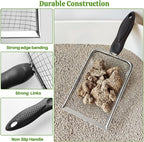 2Pcs Cat Litter Scoop Metal Stainless Steel Mesh Kitty Litter Scoop - Image 6