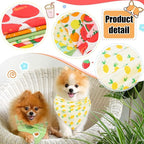 6 Pack Spring Summer Dog Bandanas Hawaii Fruit Pattern, Dog Bandanas Scarf Bibs - Image 4