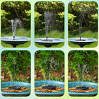AMZtime Solar Water Fountain, Upgraded Solar Bird Bath Fountains - Image 3