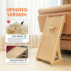 PETKARAY Cat Scratcher, Sisal Cat Scratching Ramp, L Shape Scratch Pad - Image 2