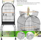 Yaheetech 59-Inch Rolling Standing Medium Dome Open Top Bird Cage - Image 4