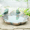 MUMTOP Bird Baths for Outdoors, Antique Outdoor Garden Bird Bath Resin Birdbath by MUMTOP