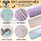 Rezutan Dog Blankets for 3 Pack Medium Blanket Cat Soft Fuzzy Blankets Washable - Image 6