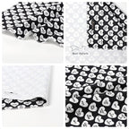 ARING PET Valentine's Day Dog Bandana, Cute Black White Pet Bandanas Scarf - Image 5