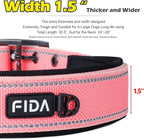 Fida Heavy Duty Dog Collar 1.5” Width, Ultra Soft Neoprene Padded, Adjustable - Image 3
