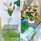 Aquarium Plant Holder for Rimless Fish Tank – 2 Pcs Corner Shelf for Fish Tank - Image 5