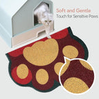 Cute Cat Litter Mat 24”x16”, Litter Box Mat, Litter Trapping Mat, Soft on Kitty - Image 6