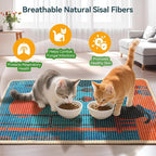 3-in-1 Sisal Cat Scratcher Mat 23.6x15.7'' – Floor & Wall Use - Image 6