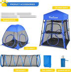 Catio Outdoor Cat Enclosure, 3-in-1 Extra Large Portable Cat Playpen - Image 7