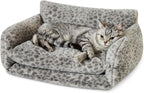 Hollypet Cat Bed Fluffy Plush Mutifuctional Double-Layer Soft Pet Couch by Hollypet