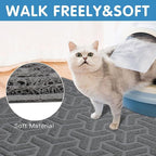 UPSKY Cat Litter Mat, XL Litter Trapping Mat Soft on Kitty Paws, Large Litter - Image 7