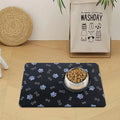 Pet Cat Dog Food Non Slip Mat for Water Bowl, Quick Dry Absorbent Feeding Mat by EP+Jeans