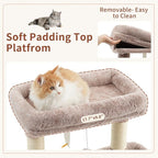 Cat Tree for Indoor Cats, 55.1 inch Cat Tower - Image 4