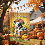 Fall Garden Flag Welcome Calf Animal Garden Flag Farm 12x18 Inch Double Sided - Image 6
