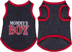 4 Pack Dog Shirts Summer Printed Puppy Clothes Novel Sleeveless Pet T Shirts - Image 4