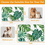 Dog Bowl Mat, Leaves Pet Feeding Mat - Image 6