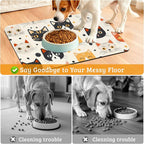 Cats Dog Cat Food Mat, Absorbent Waterproof Placemat - Image 4