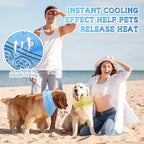 Talltalk 5 Pieces Dog Cooling Bandanas Neck Wraps Ice Scarf Pet Dog Cooling - Image 6