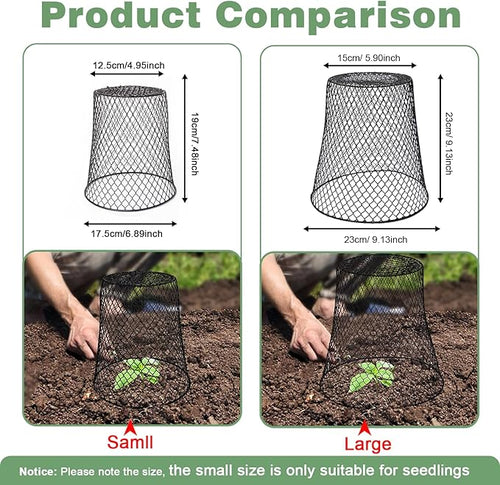20 Pcs 6.8"×7.4" Seedling Plant Protectors from Animals, Chicken Wire Plant - Image 2