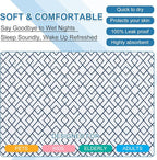 OUTCREATOR® Washable Bed Pads 34" x 56", Incontinence Mattress Protector - Image 5