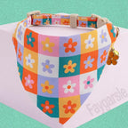 Faygarsle 2 Pack Floral Pattern Cat Collar Set - Image 3