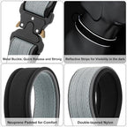 Plutus Pet Tactical Dog Collar, Reflective, Adjustable Heavy Duty Dog Collar - Image 4