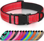 Joytale Reflective Dog Collar, Soft Neoprene Padded Breathable Nylon Pet Collar by Joytale