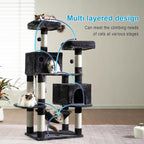 Hey-brother Large Multi-Level Cat Tree Condo Furniture - Image 7