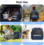 Cat Carrier Backpack with Detachable Play Tunnel, 2 in 1 Cat Tunnel Backpack - Image 6