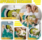 Personalized Paw Print Dog Blanket - Image 6