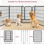 Dog Playpen Outdoor, 32 inch Heavy Duty Dog Fence Outdoor - Image 3