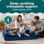 Furhaven Orthopedic Dog Bed for Large Dogs w/ Removable Bolsters & Washable - Image 2