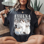 Custom Bootleg Rap Tee, Personalized Girlfriend Vintage Graphic T-Shirt - Image 3