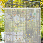 Bird Cage Seed Catcher, 60-118'' Large Bird Cages Cover, 31.5'' H Adjustable - Image 7